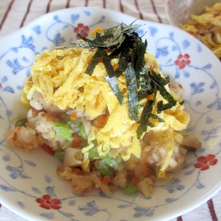 卵と枝豆のちらし寿司